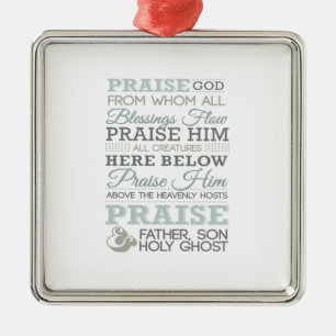 ORNAMENTO DE METAL DOXOLOGIA MODERNA