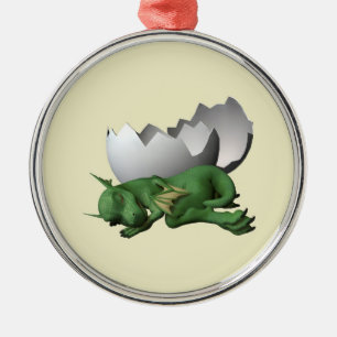 Ornamento De Metal Dragão Recém-Nascido
