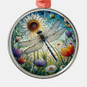 Ornamento De Metal Dragonfly Ornament