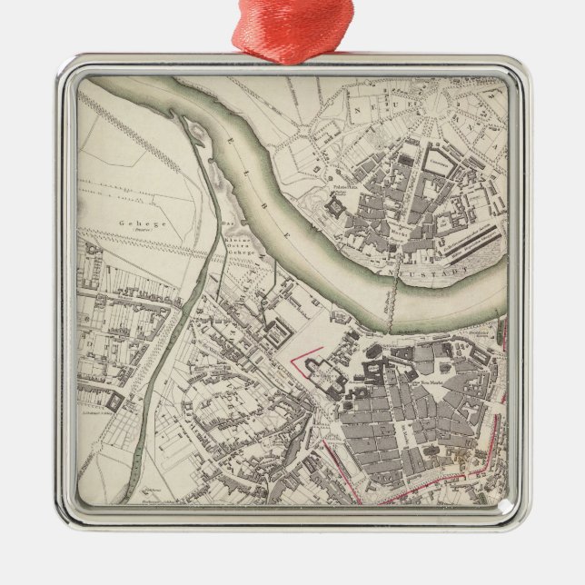 Ornamento De Metal Dresden (Frente)