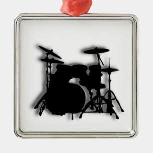 Ornamento De Metal Drum Set Music Design