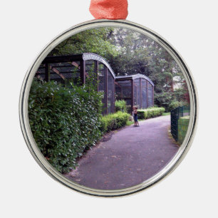 Ornamento De Metal duas crianças no parque