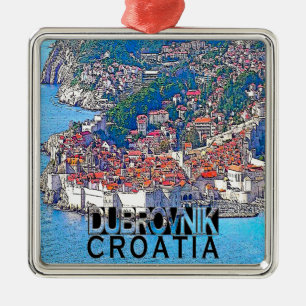 Ornamento De Metal Dubrovnik