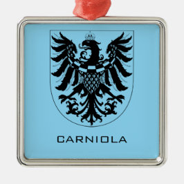 Ornamento De Metal Ducado da Carníola Arte Heráldica Monocromática