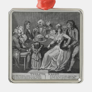 Ornamento De Metal Duodécima noite, 1794