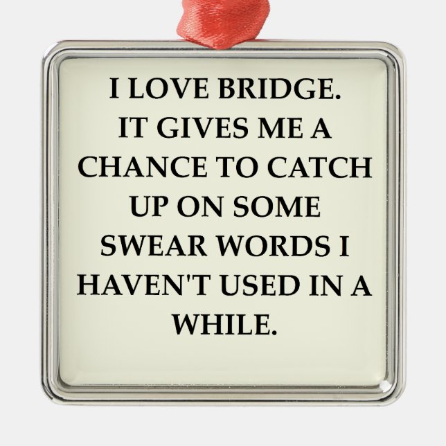 Ornamento De Metal duplicação; ponte do icate (Frente)