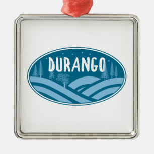 Ornamento De Metal Durango Colorado ao ar