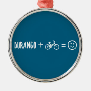 Ornamento De Metal Durango Colorado Plus Bikes Faz Você Feliz