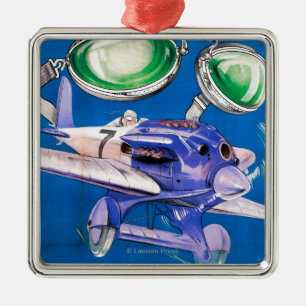 Ornamento De Metal E.B. Propaganda dos óculos de proteção de vôo 