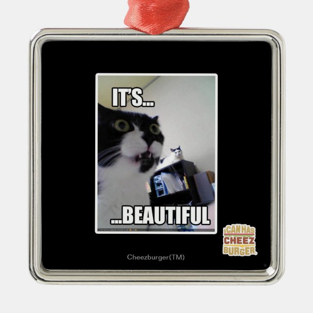 Ornamento De Metal É bonito (Frente)