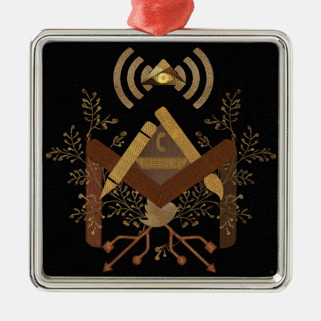 Ornamento De Metal E-Pedreiro 2014 (Frente)