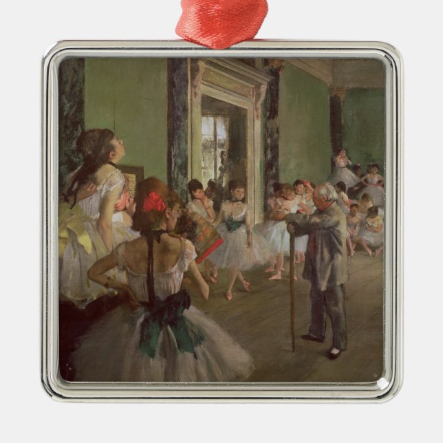Ornamento De Metal Edgar Degas| The Dancing Class, c.1873-76 (Frente)