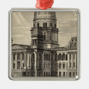 Ornamento De Metal Edifício de Capitólio, Springfield, Ill