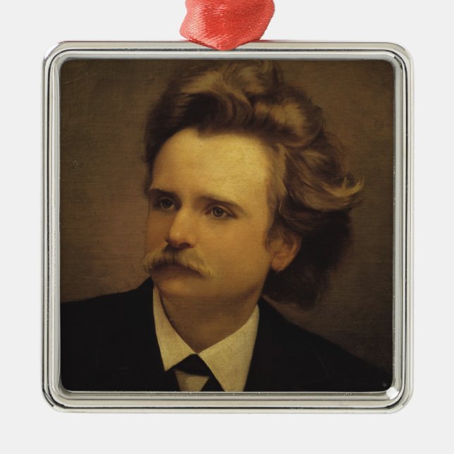 Ornamento De Metal Edvard Hagerup Grieg (Frente)