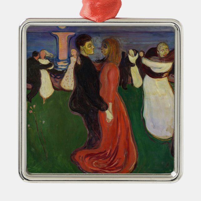 Ornamento De Metal Edvard Munch - A dança da vida (Frente)