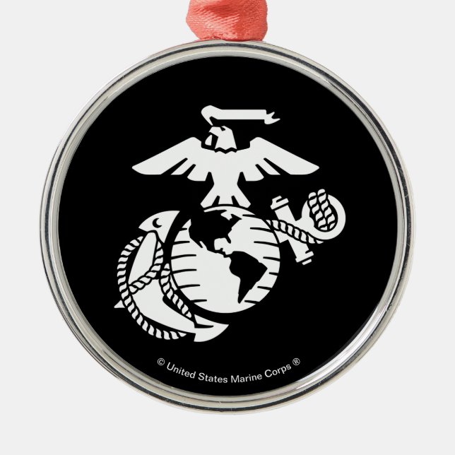 Ornamento De Metal EGA de uma cor - branco (Frente)