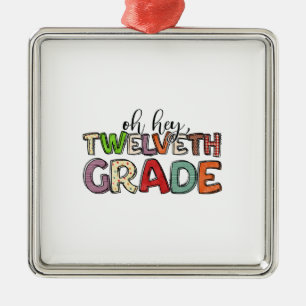Ornamento De Metal Ei, 12º ano