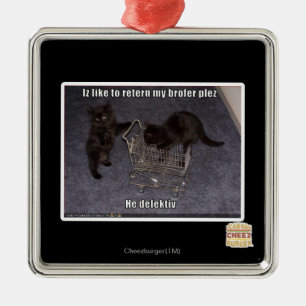 Ornamento De Metal Ele defectiv