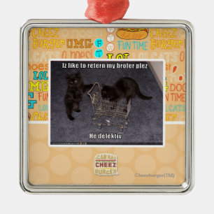 Ornamento De Metal Ele defectiv