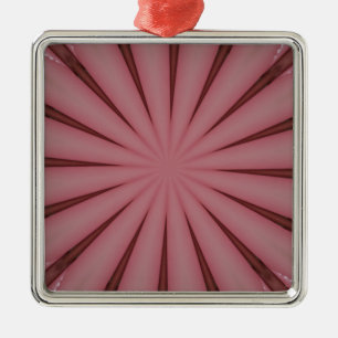 Ornamento De Metal Elegante, cor-de-rosa, caleidoscópio, Design