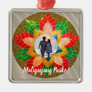 Ornamento De Metal Elegante Filipino Parol Style, Beach, Filipinas