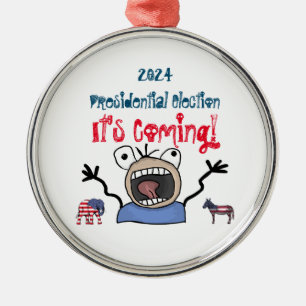 Ornamento De Metal Eleição Presidencial 2024, Está Chegando!