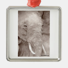 Ornamento De Metal elephant ornament