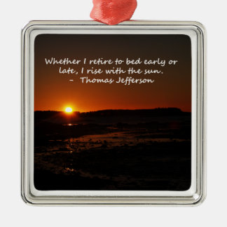 Ornamento De Metal Elevação com The Sun