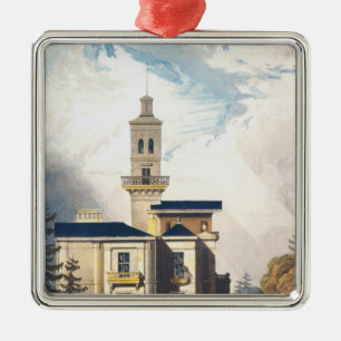 Ornamento De Metal Elevação de um alojamento italiano da casa de