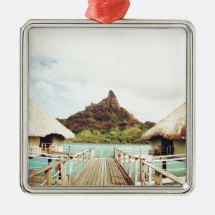 Ornamento De Metal Em Bora Bora