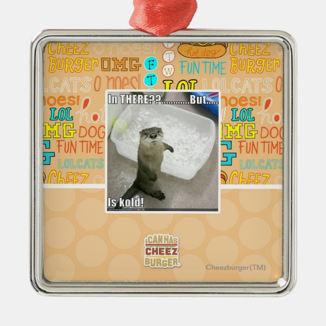 Ornamento De Metal Em lá? É Kold! (Frente)