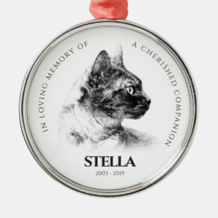 Ornamento De Metal Em memória de um amado Memorial Pet