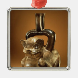 Ornamento De Metal Embarcação com puma, cultura de Chavin, c.90 BC