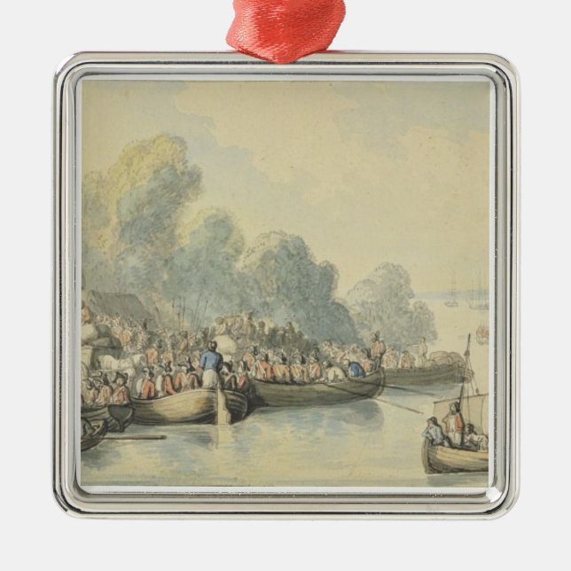 Ornamento De Metal Embarque em Southampton o 20 de junho após o (Frente)