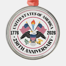 Emblema Águia Patriótica do 250º Aniversário dos E