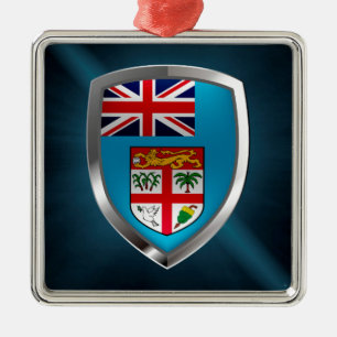 Ornamento De Metal Emblema Metálico de Fiji