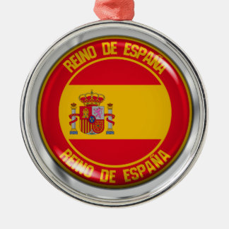 Ornamento De Metal Emblema Redondo da Espanha