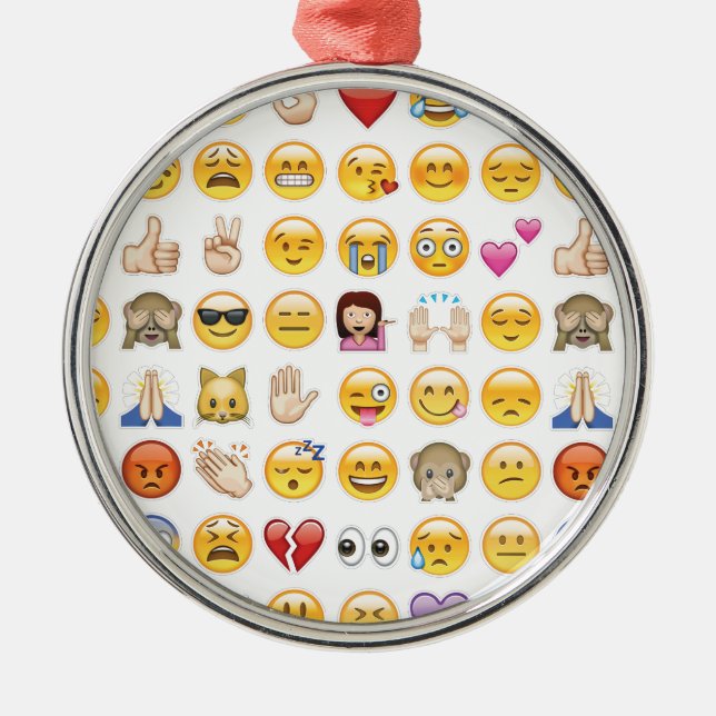 Ornamento De Metal emoji (Frente)