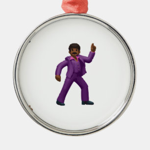 Ornamento De Metal Emoji Dancing Man