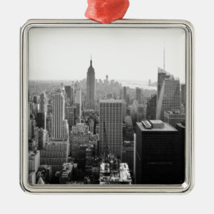 Ornamento De Metal Empire States Building Manhattan