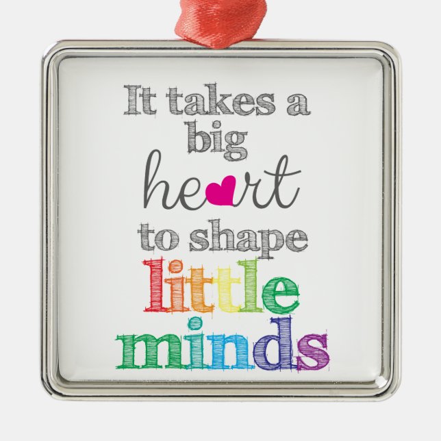 Ornamento De Metal encomenda do professor (Frente)