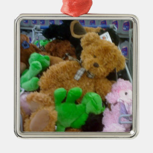 ORNAMENTO DE METAL **ENFEITES DE NATAL TEDDY BEAR**