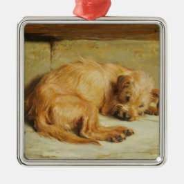 Ornamento De Metal English Cocker Spaniel Dog (por Briton Rivière)