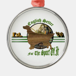 Ornamento De Metal English Setter Sporting Group
