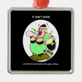 Ornamento De Metal Engraçado Feminista Motivacional Citação Não Acabo