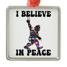 Engraçado Pé Grande Eu Acredito Em Paz