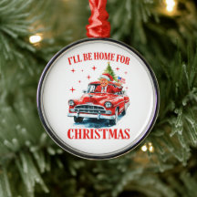 Engraçado Trump Santa Hat Eu estarei em casa no Na