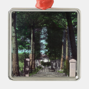 Ornamento De Metal Entrada à opinião de Theodore Wagner das casas