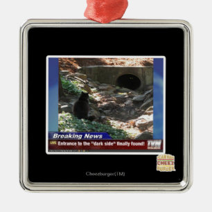 Ornamento De Metal Entrada ao lado escuro