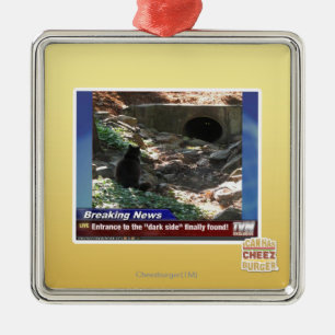 Ornamento De Metal Entrada ao lado escuro